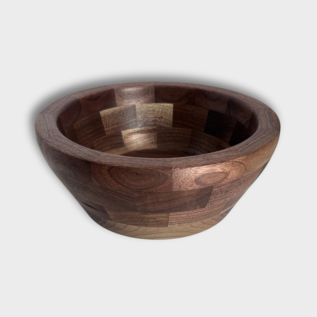 Segmented Black Walnut Bowl