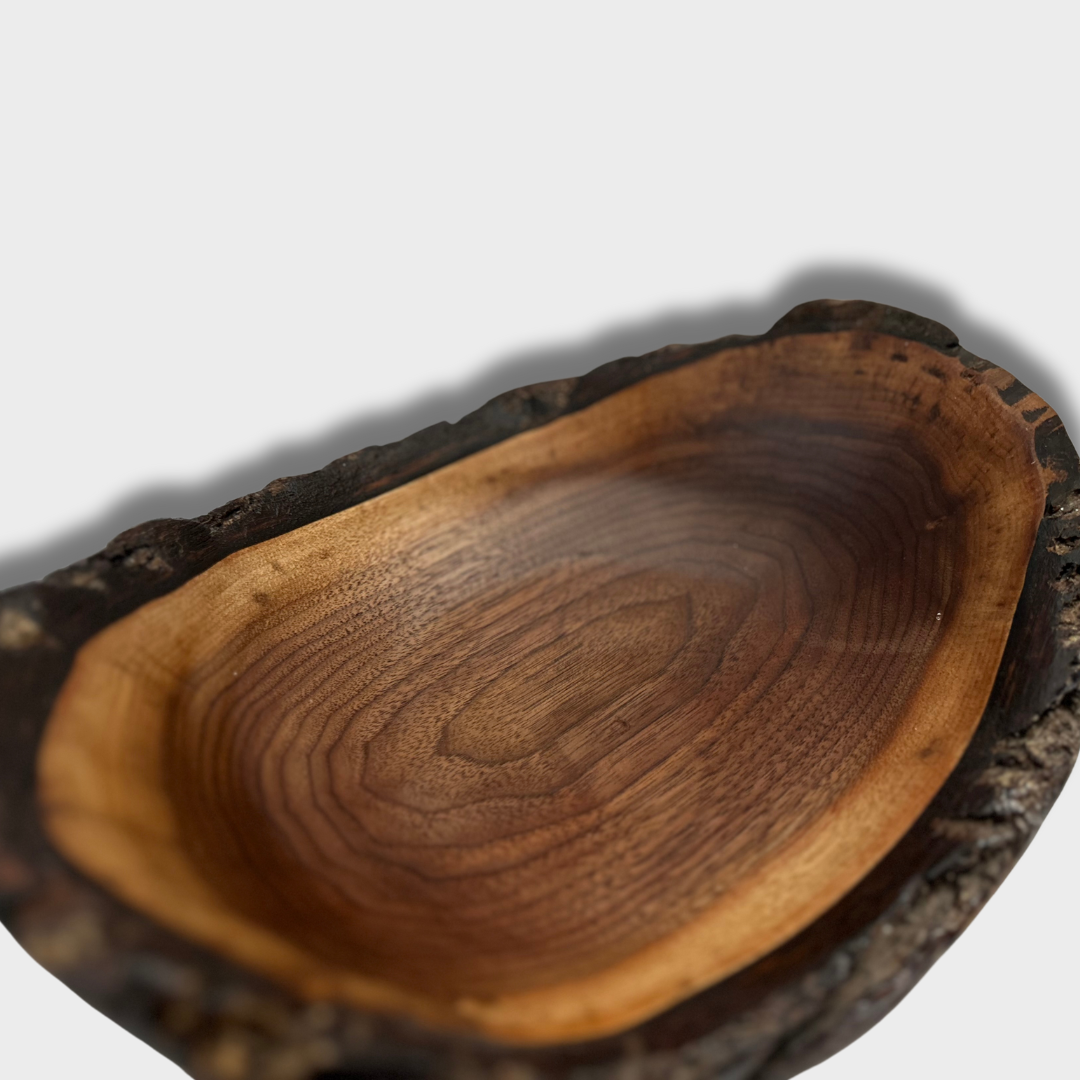 Live Edge Black Walnut Bowl