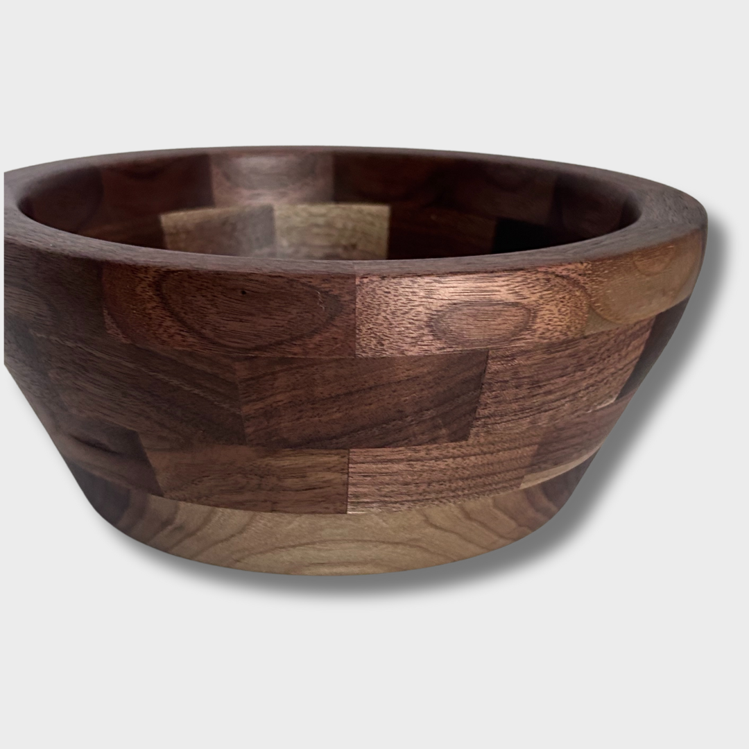 Segmented Black Walnut Bowl