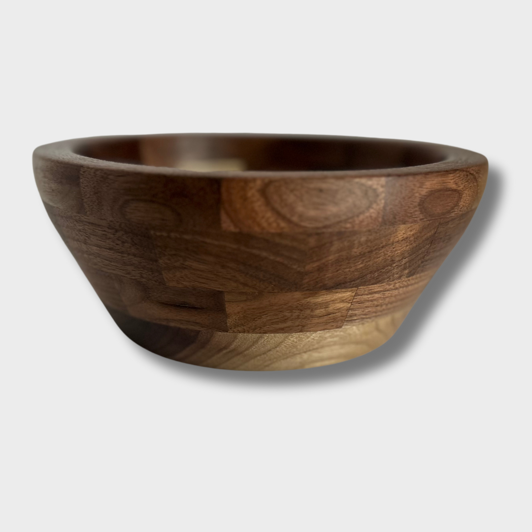 Segmented Black Walnut Bowl