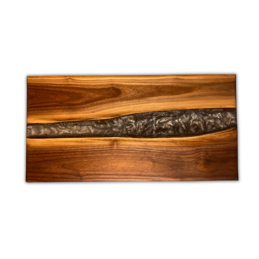 Black Walnut Charcuterie Board (24” x 12”)