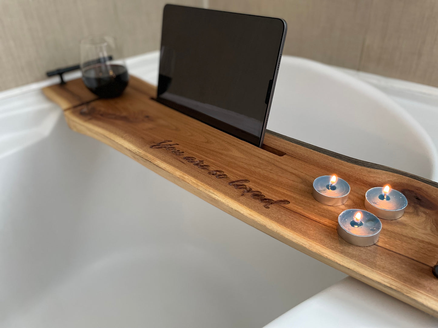 Live Edge Bath Tray