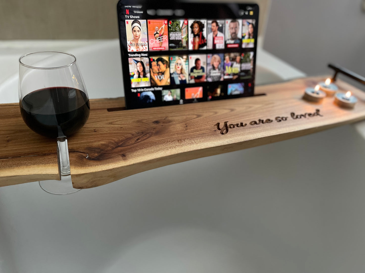 Live Edge Bath Tray