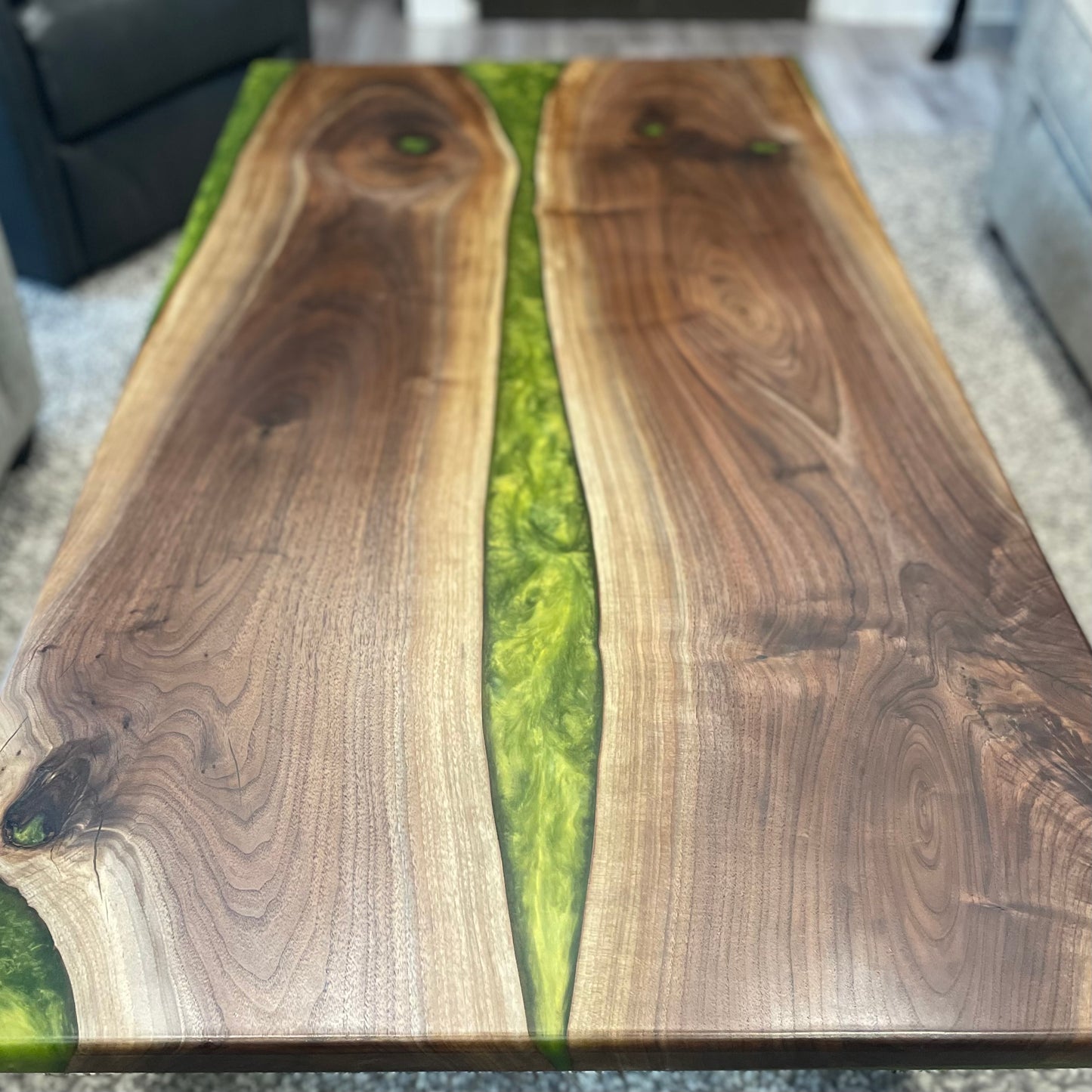 Live Edge Black Walnut Table