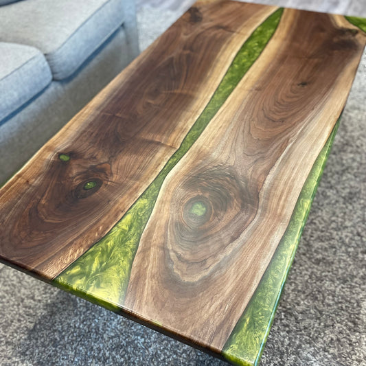 Live Edge Black Walnut Table