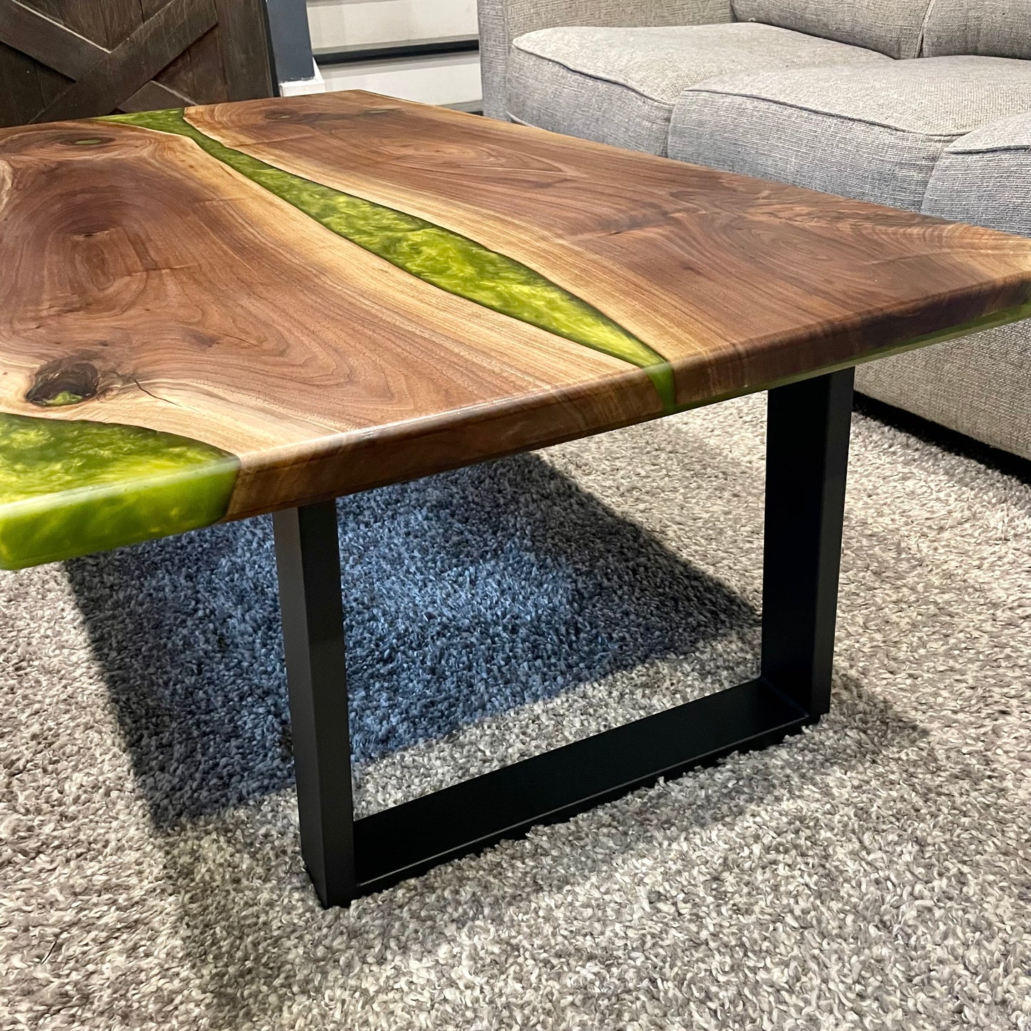 Live Edge Black Walnut Table