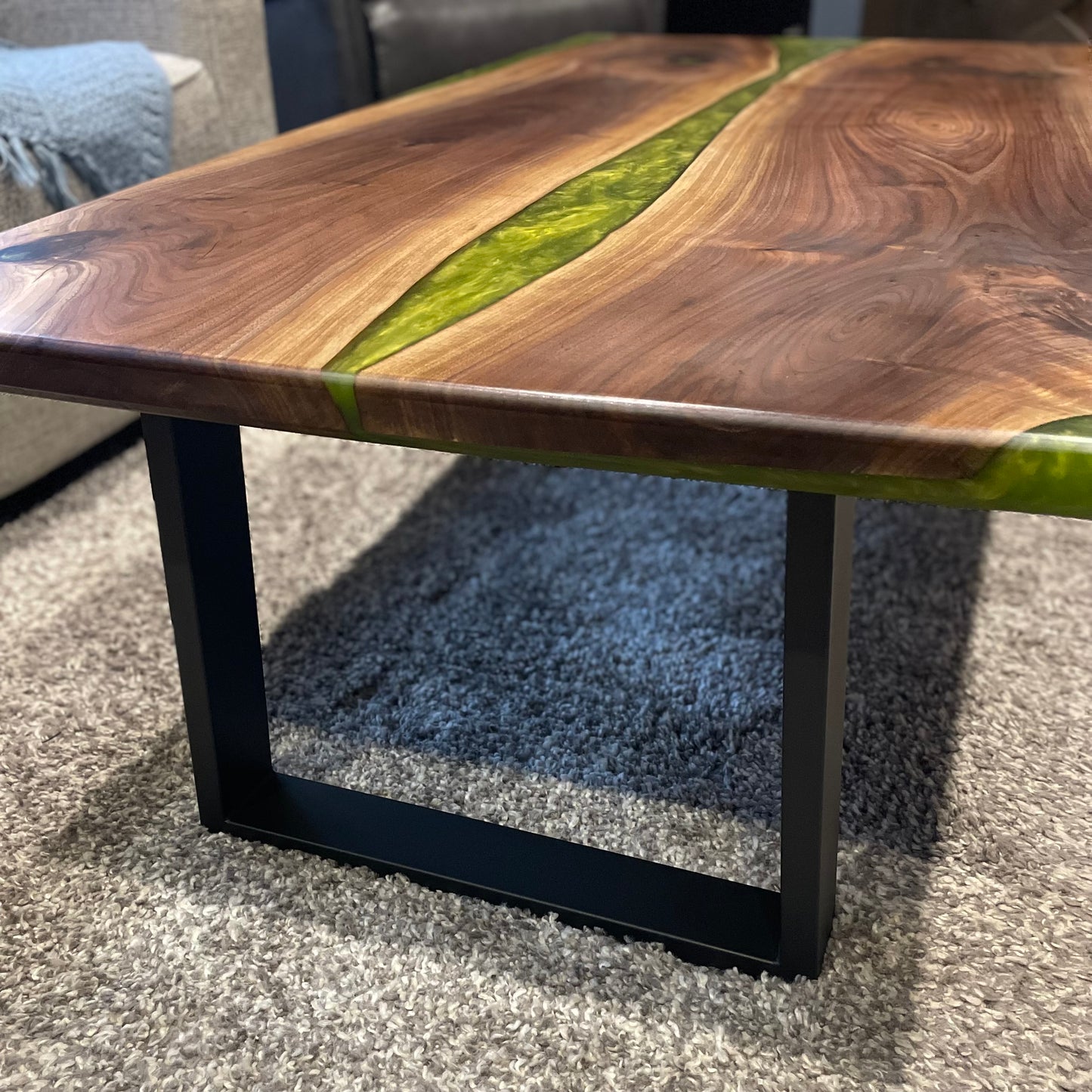 Live Edge Black Walnut Table