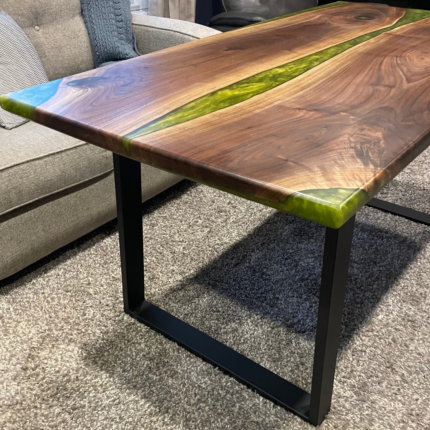 Live Edge Black Walnut Table