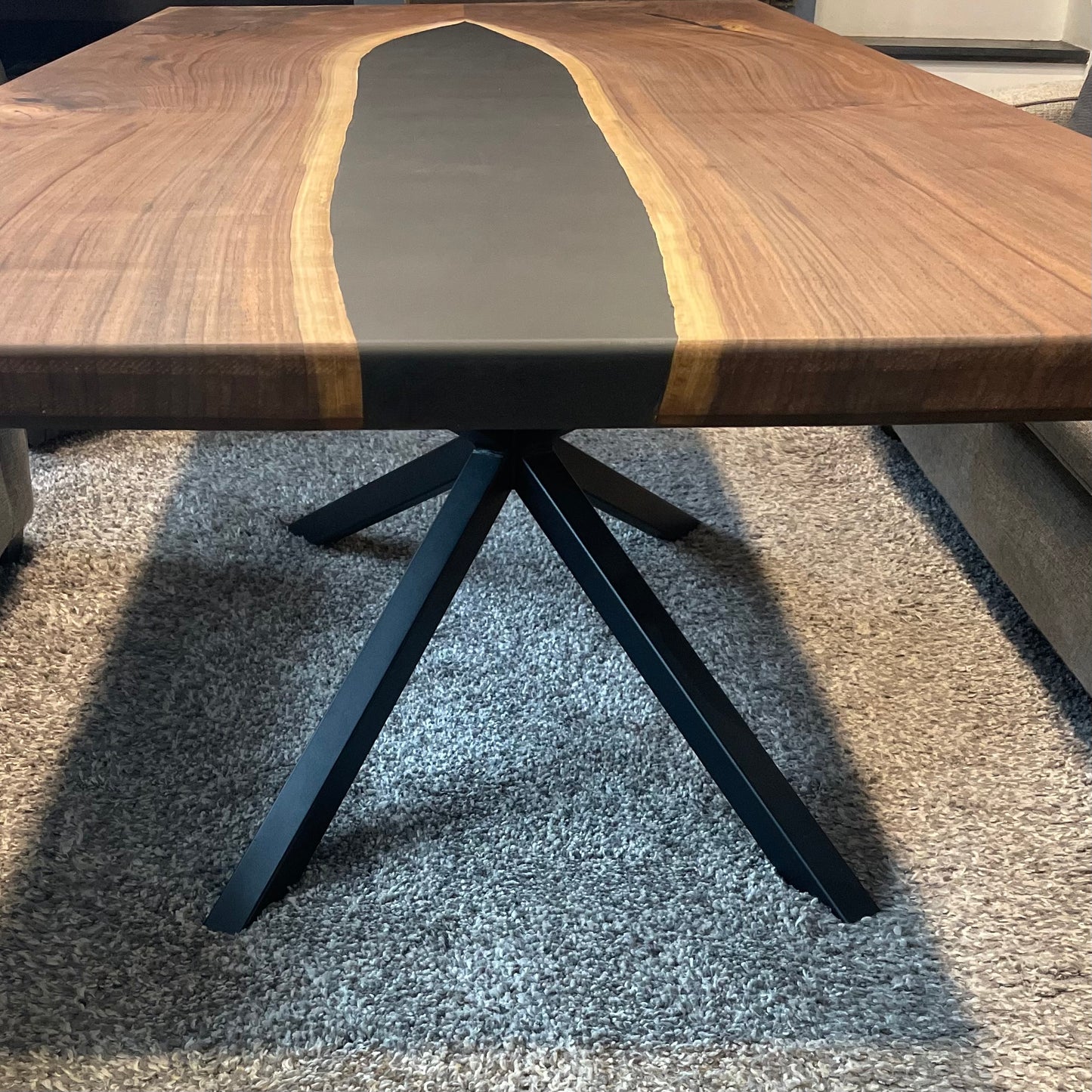 Live Edge Black Walnut Dining Table