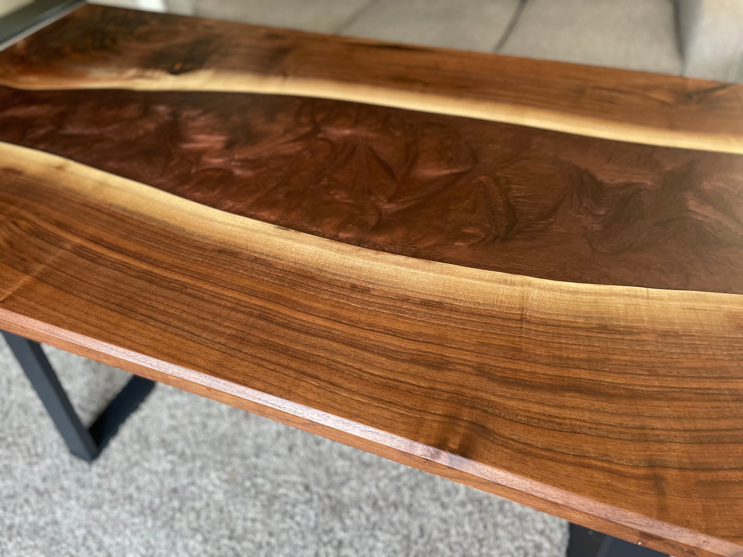 Live Edge Black Walnut Dining Table