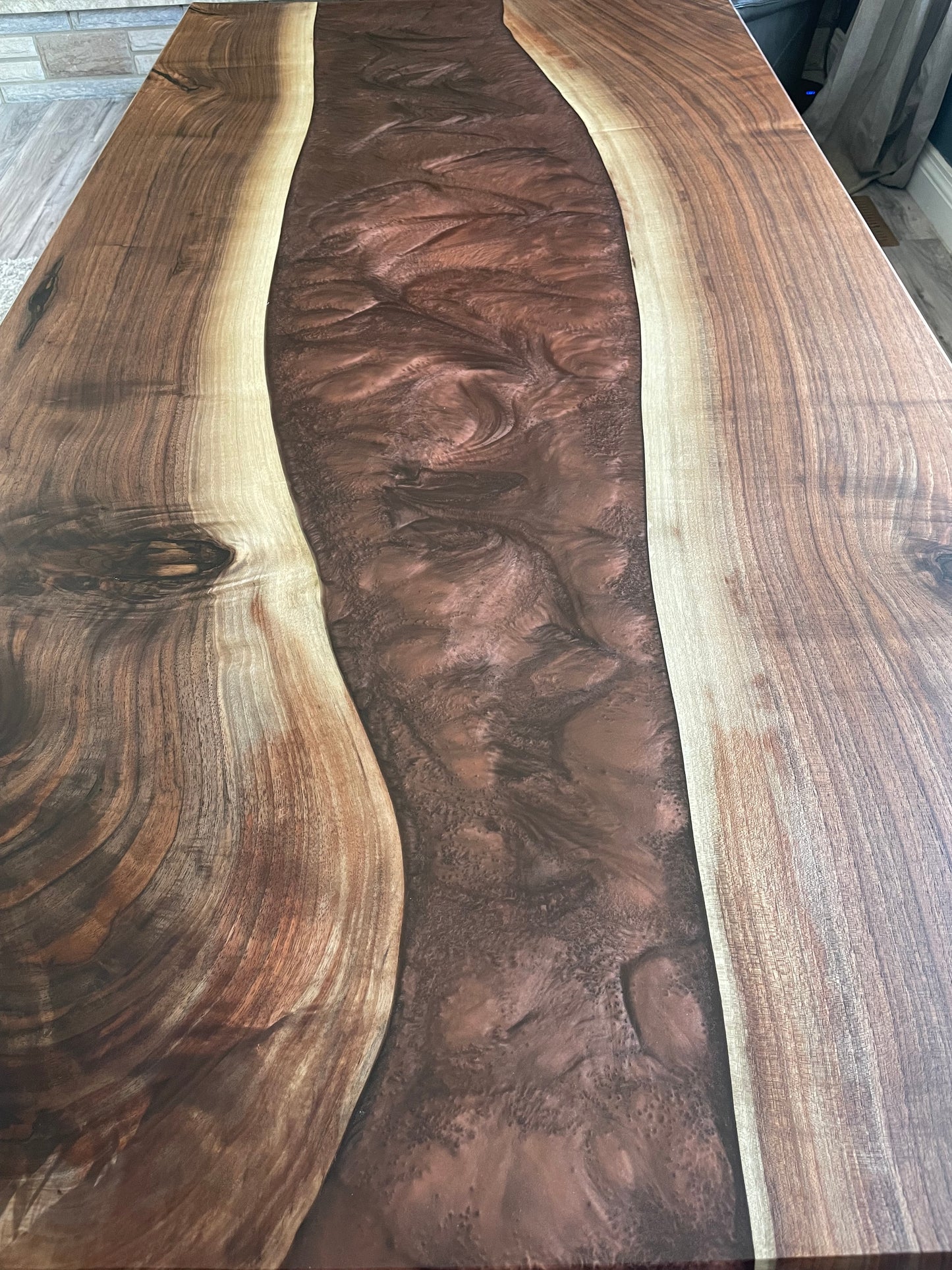 Live Edge Black Walnut Dining Table