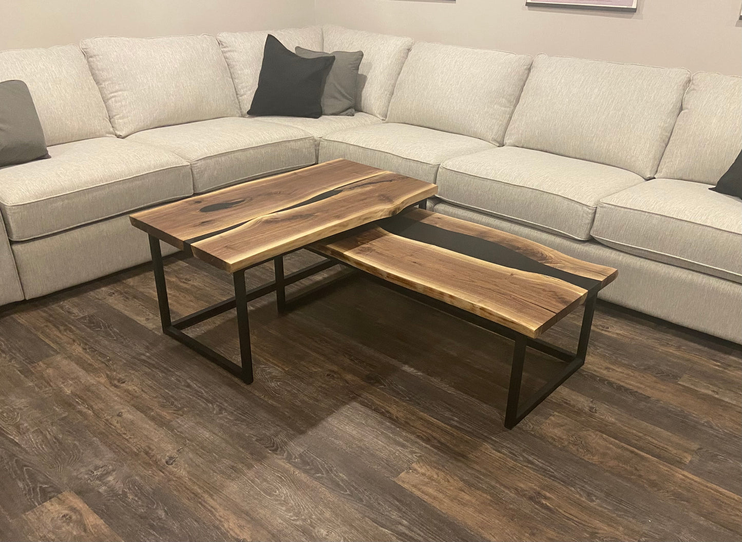 Nesting Coffee Tables - Black Walnut - Custom