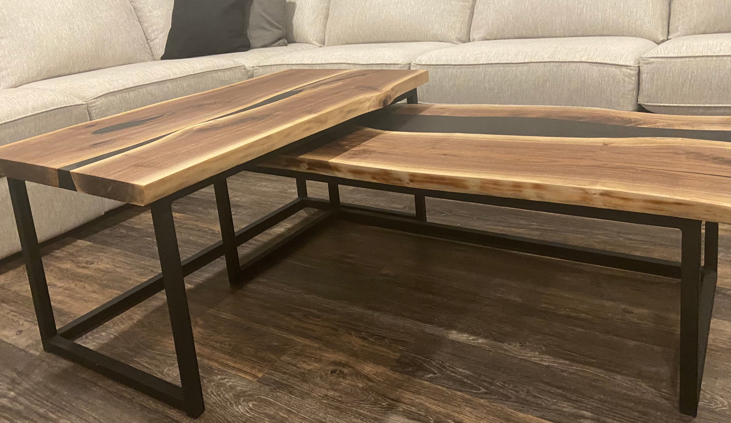 Nesting Coffee Tables - Black Walnut - Custom